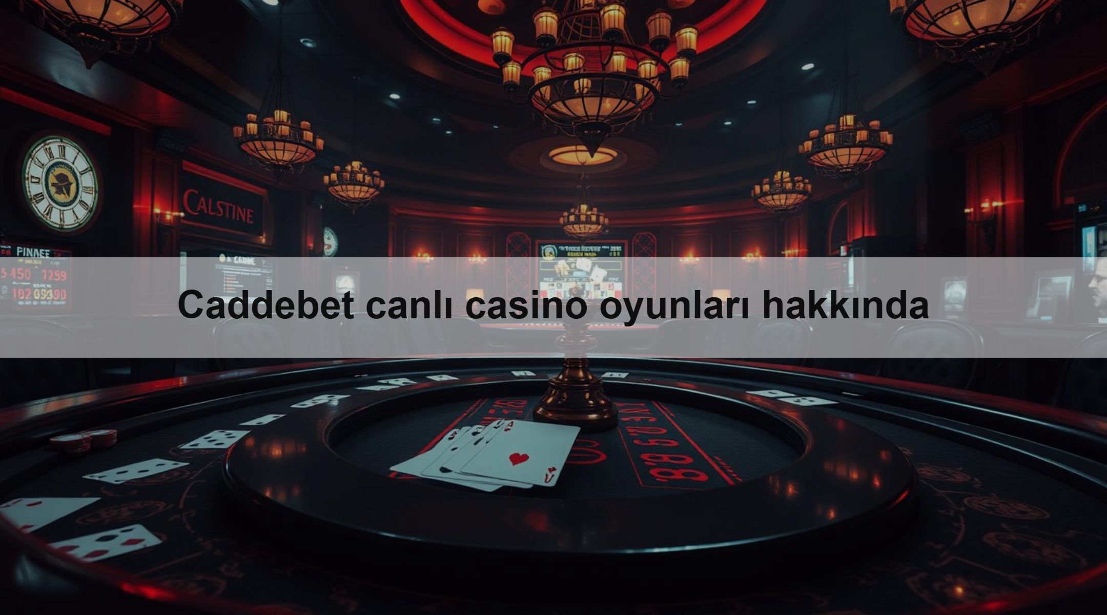 Caddebet canlı casino oyunları hakkında 1 Caddebet canlı casino oyunları hakkında