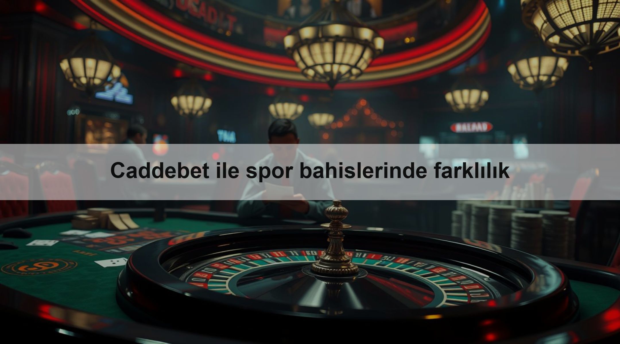 Caddebet ile spor bahislerinde farklılık 1 Caddebet ile spor bahislerinde farklılık