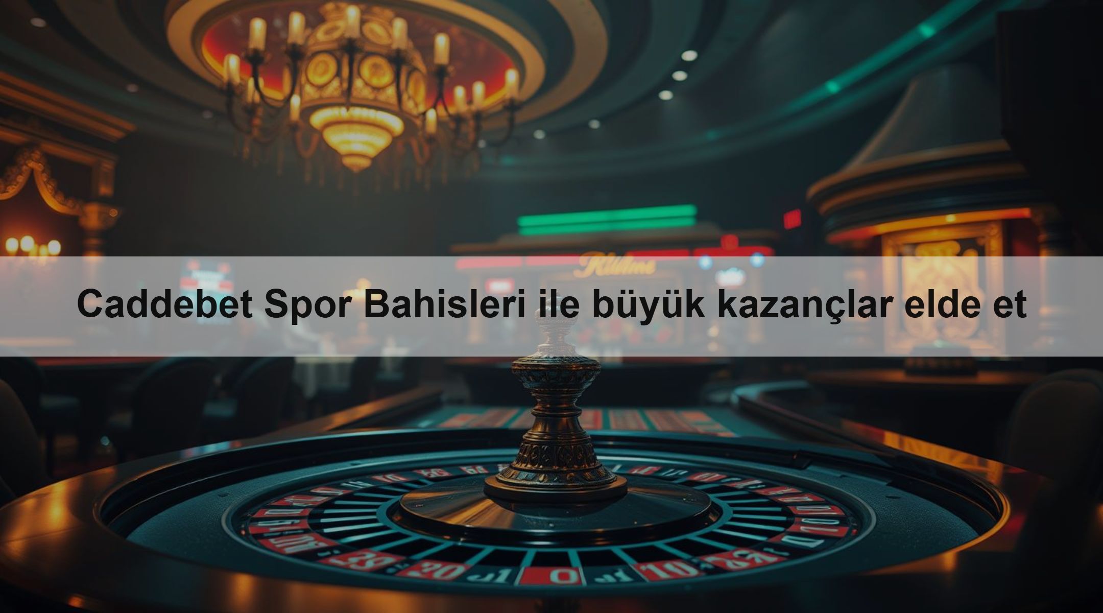Caddebet Spor Bahisleri ile büyük kazançlar elde et 1 Caddebet Spor Bahisleri ile büyük kazançlar elde et