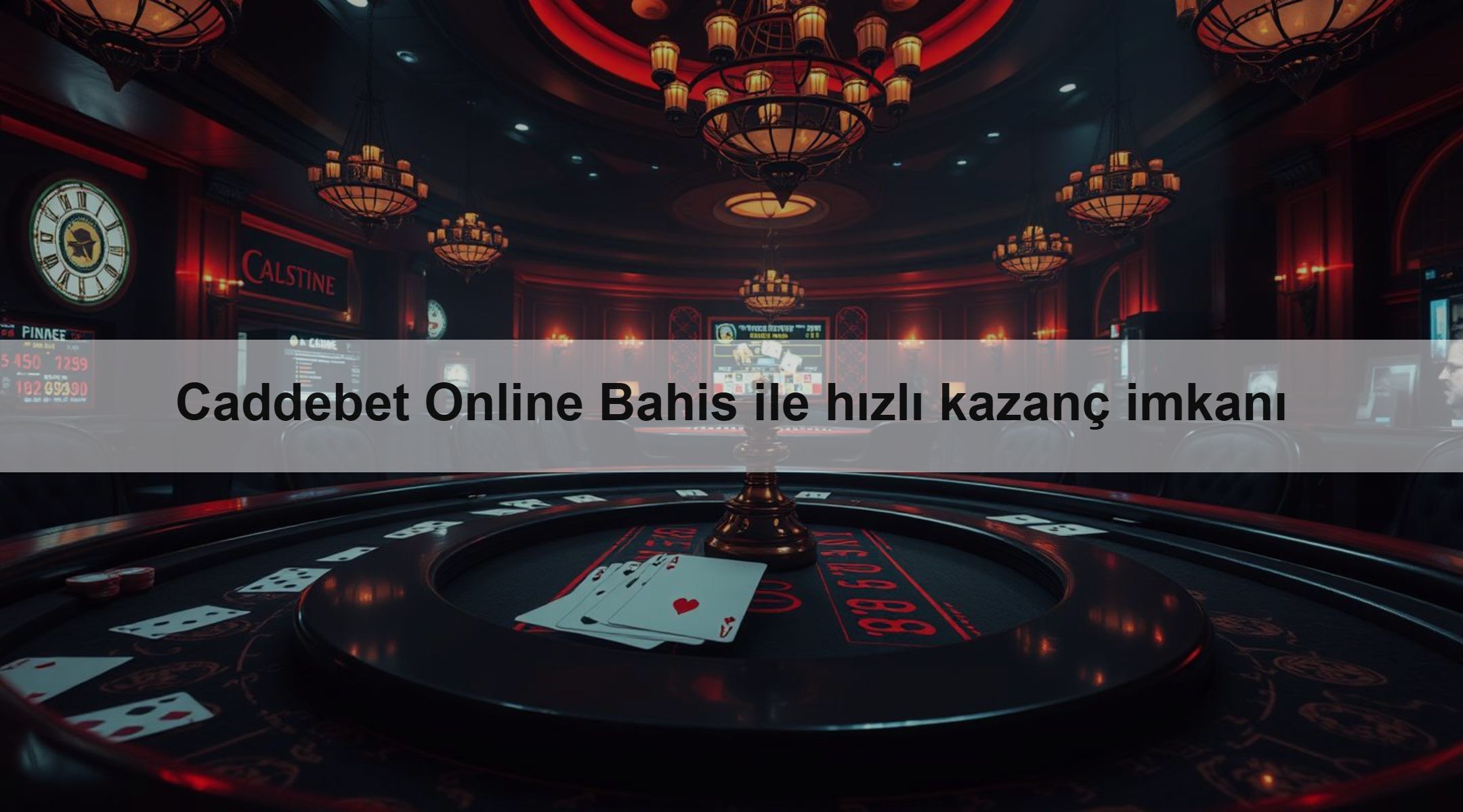 Caddebet Online Bahis ile hızlı kazanç imkanı