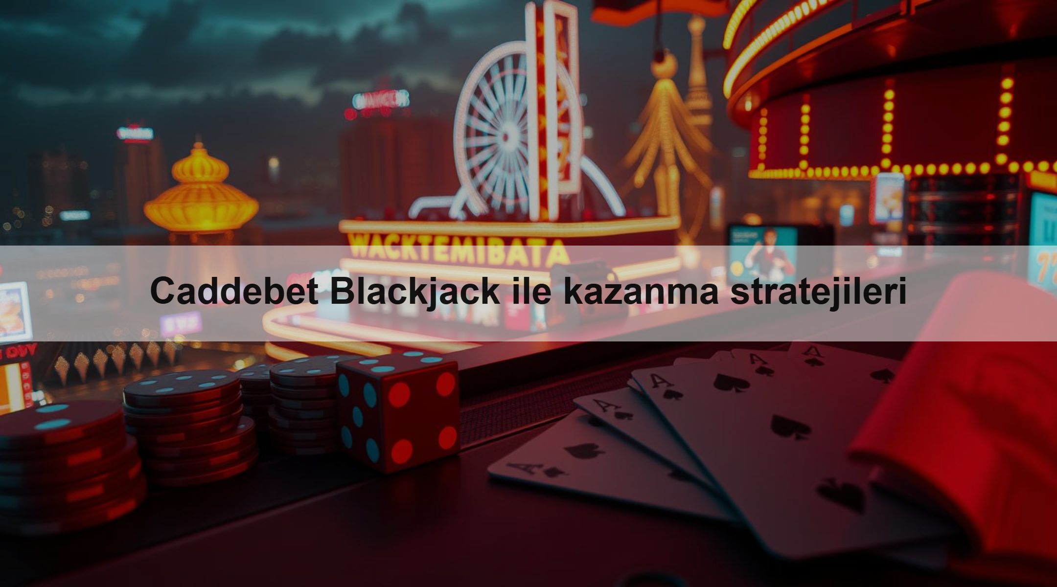 Caddebet Blackjack ile kazanma stratejileri