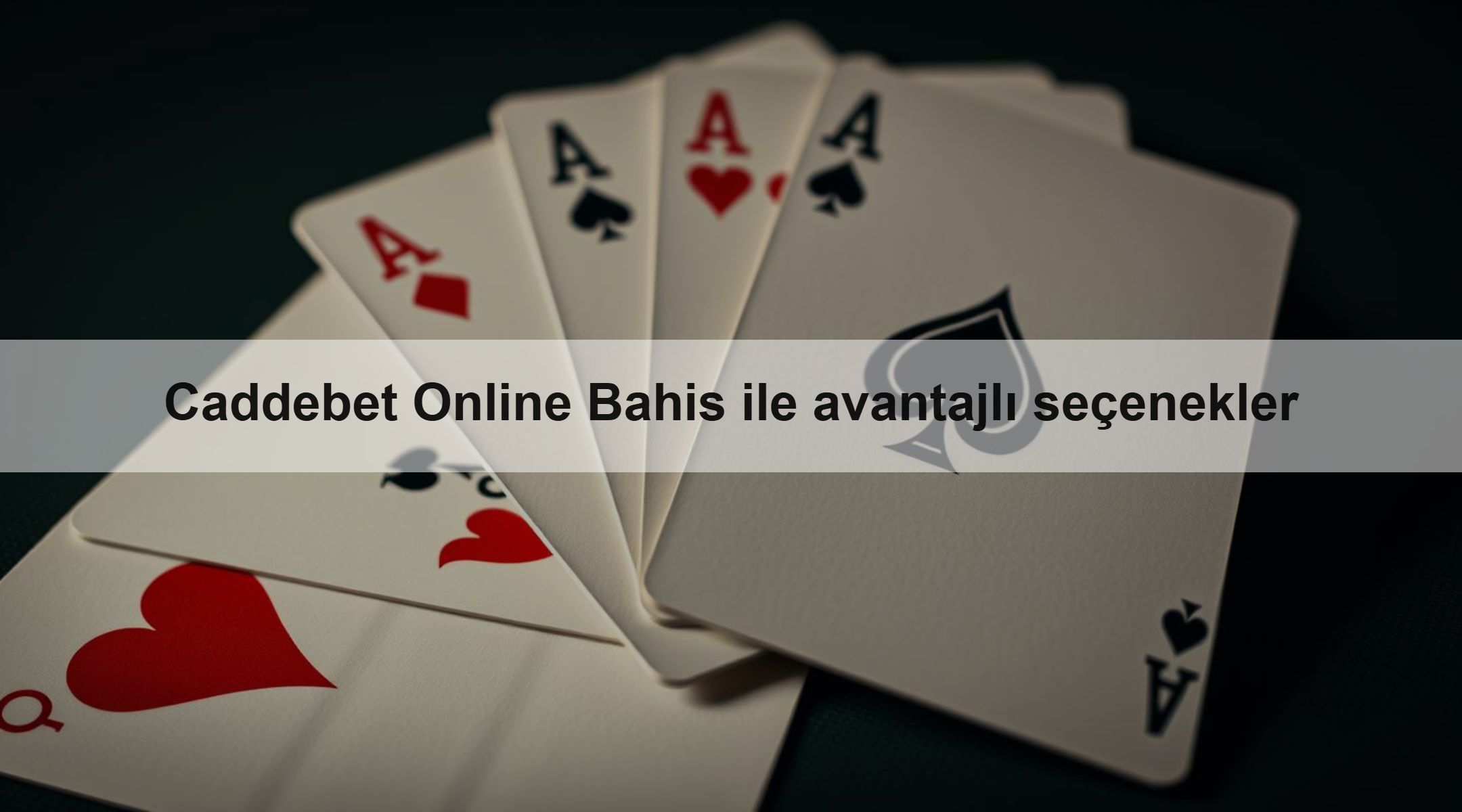 Caddebet Online Bahis ile avantajlı seçenekler 1 Caddebet Online Bahis ile avantajlı seçenekler