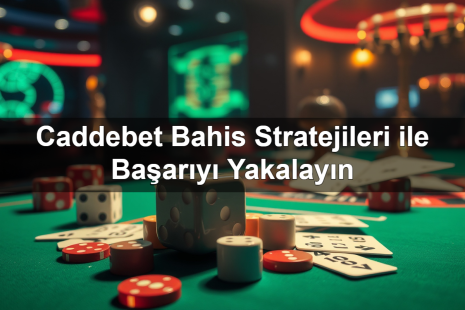 caddebet bahis stratejileri ile ba ar y yakalay n 1782321316645