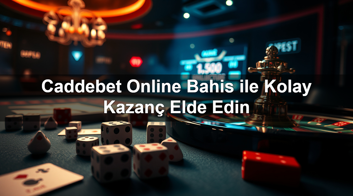 Caddebet Online Bahis ile Kolay Kazanç Elde Edin