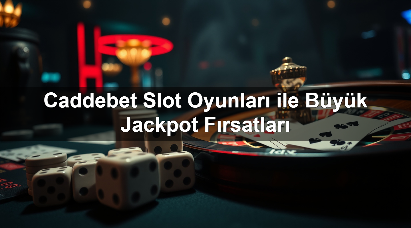 Caddebet Slot Oyunları ile Büyük Jackpot Fırsatları